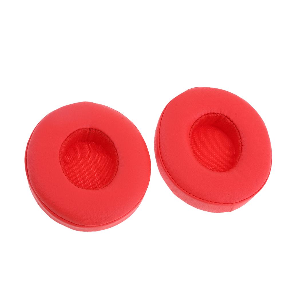Premium Headsets Cushions Ear Pads Replacement .0 Headphone Red
