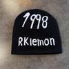 1998 Rkiemo Letter Knit Cap For Fall Casual And Streetwear Looks Hat Gift