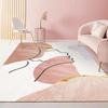 Nordic Style Bedroom Decor Pink Carpet Large Area Carpets for Living Room Washable Lounge Floor Mat Anti-slip Cloakroom Soft Rug