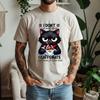 New Summer Pure Cotton T Shirt I Caffeinate Black Cat Funny Graphic Street Cool Casual Tee Breathable Short Sleeve Breathable