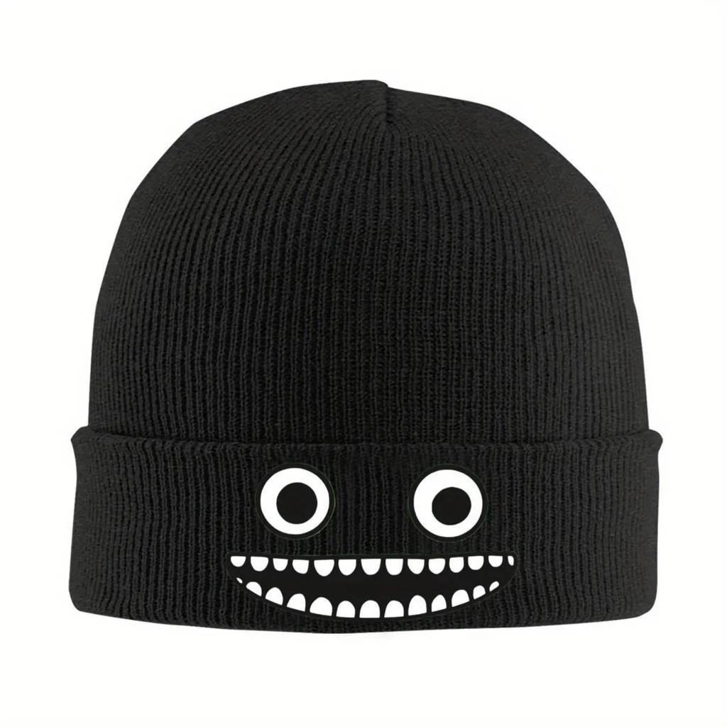New Garten Of Banban Face Knitted Hat For Women Unisex Skullies Beanies Winter Hat Cartoon Warm Cap