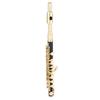 Piccolo Ottavino Half Size Flute Plated C Key Tone with Padded Box Case (Golden)