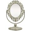 Standing Dressing Table Mirror with Carved Frame
