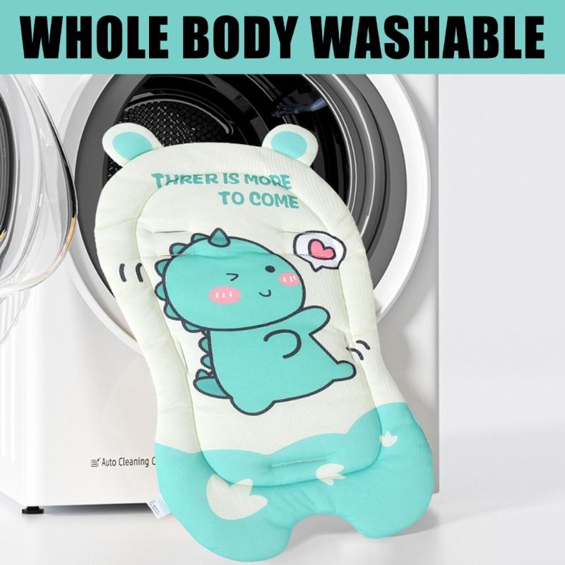 Sitzauflage für Kinderwagen Weiches Atmungsaktives Stoffkissen mit Weicher Polsterung Einzigartiges Muster für Verschiedene Modelle