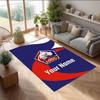 LOSC Lille Printed Crystal Velvet Rug Non‑Slip Crystal Velvet Carpet For Sofa Bedroom Indoor Home Decoration