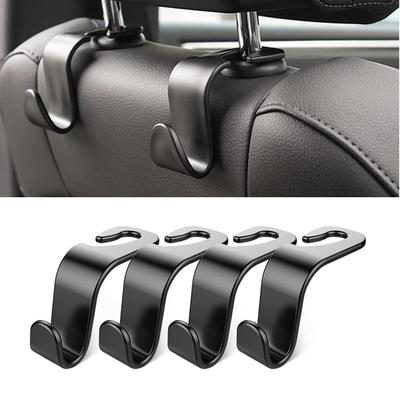 Car Headrest Hooks Multi Function Storage Rack Bag Coat Hanger Seat Back Organizer Holder Clips Auto Interior Accessories