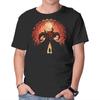 Unisex Crew Neck T-Shirt Underground Realm Graphic Short Sleeve Casual Tee