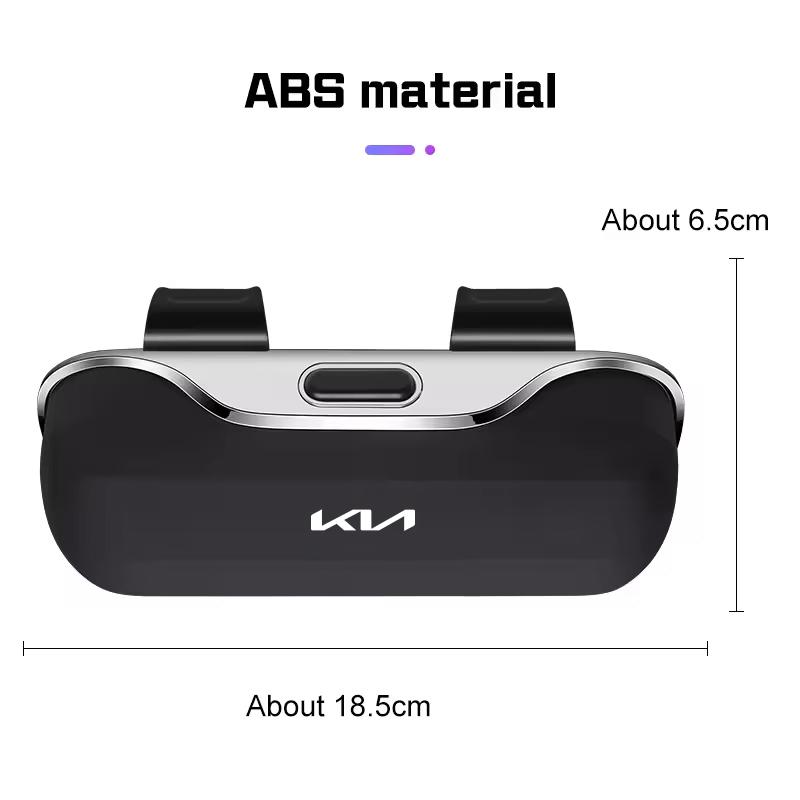 For Kia Morning Picanto Rio Stonic Sportage Ceed Optima Fo Car Visor Sunglasses Glasses Case Glasses Holder Clip Box Accessories
