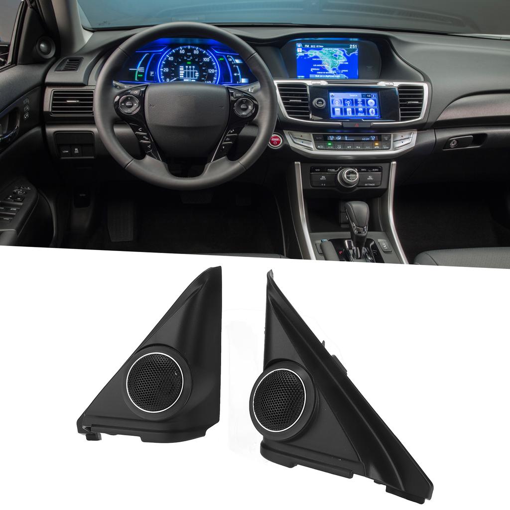 2pcs Car Door Tweeter Speaker Cover Loudspeaker Trim Replacement for Accord 2017‑2021