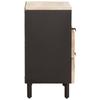 Nightstand with Drawers White 50 x 33 x 60 cm Solid Mango Wood