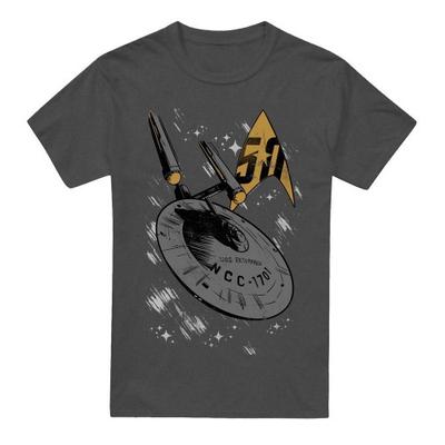 STAR TREK Unisex Adult Enterprise Dash T-Shirt