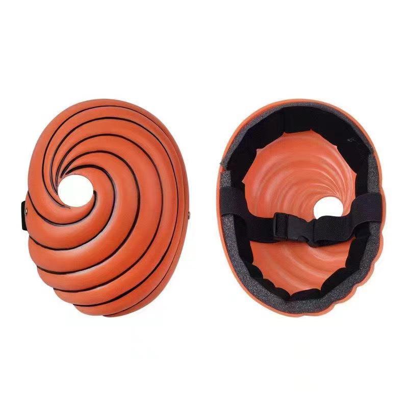 Naruto Uchiha Obito Tobi Akatsuki Cosplay Set: Coat, Shoes, Mask, and Ring