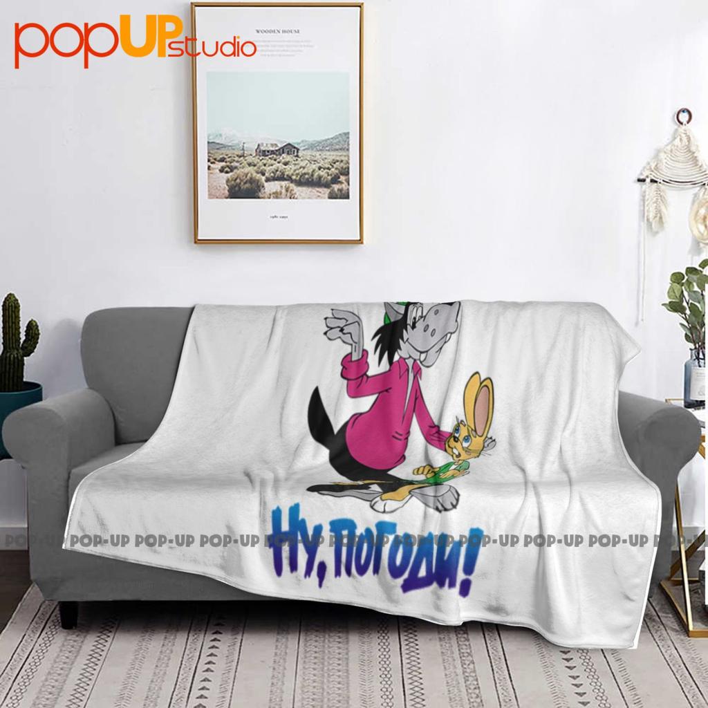 Well, Just You Wait V2 Nu, Pogodi Tv Series 1986 Ultra-Soft Blanket Quilt Winter Sofa Cover Bed Covers