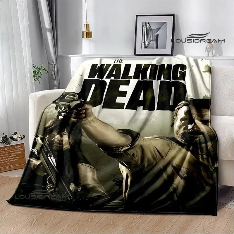 The Walking Dead printed blanket picnic blanket Warm Flannel blankets Soft and comfortable blanket bed linings Birthday Gift
