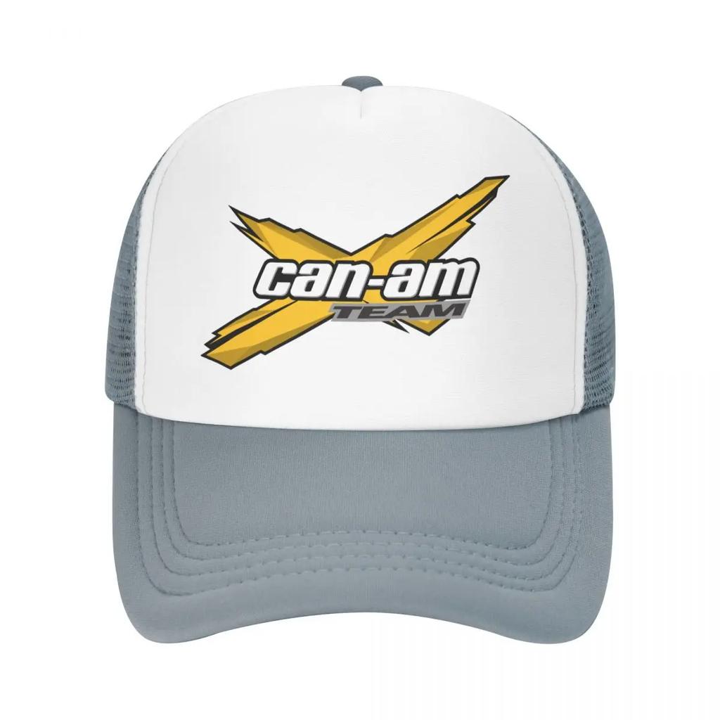 Individuelle Can Am Trucker Cap Herren Damen Verstellbar Unisex BRP Motorrad Baseballkappe Outdoor Papa Hut