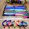 Random Candy Color Quick Release Collar Pet Dog and Cat Nylon with Bell Adjustable Leash Accessory 1 Pc