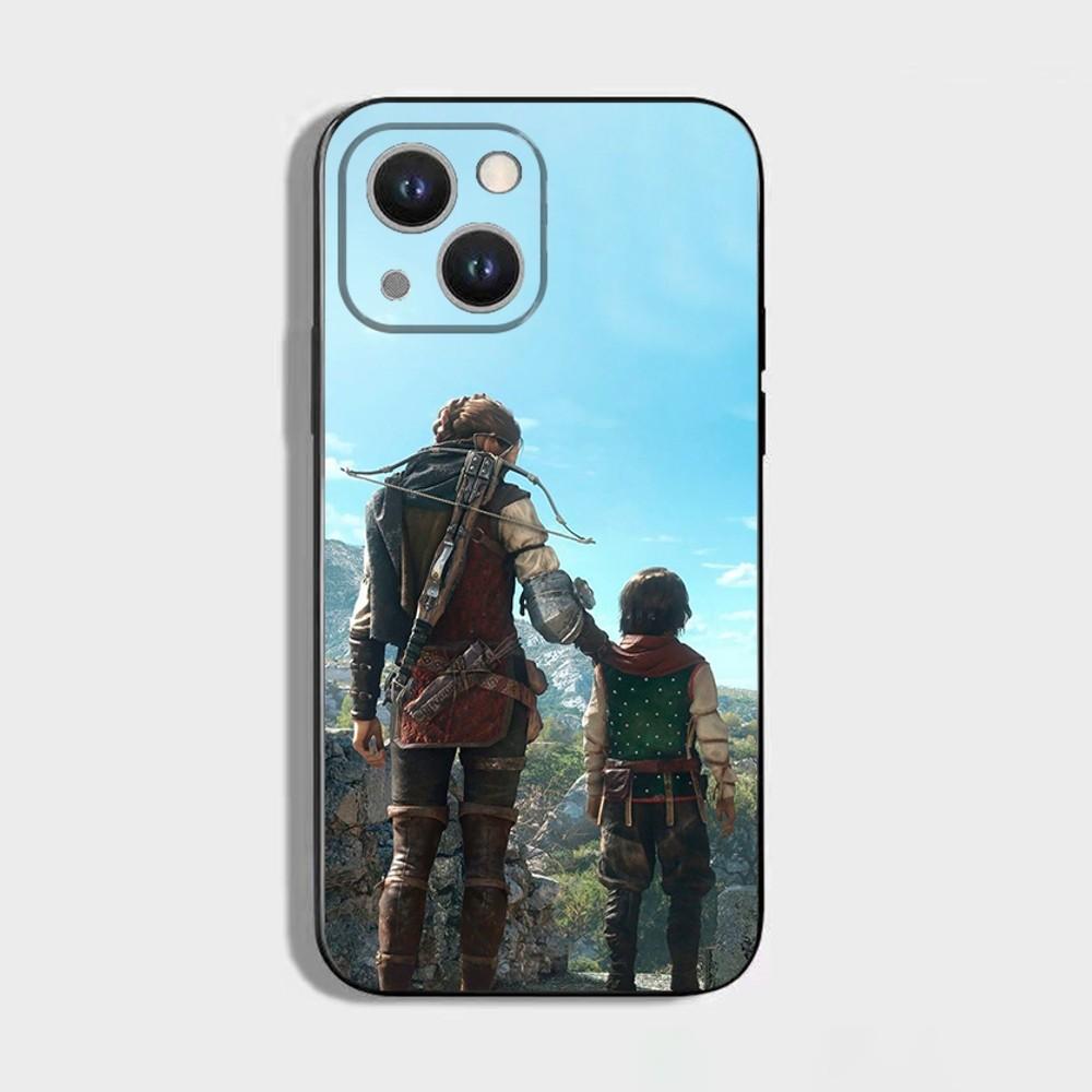 Game A Plague Tale Requiem Phone Case For iPhone 16,15,14,13,12,11 Plus,Pro Max,XS,X,XR,SE,Mini,8,7,Soft Silicone Black Cover