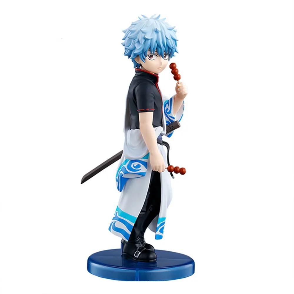 13CM Gintama Anime Akční figurka - Sakata Gintoki & Katsura Kotarou Sběratelská dekorace na stůl Hračka pro fanoušky
