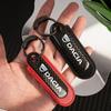 Carbon Fiber Car Keychain Keyring Gift Pendant For Dacia Logan Sandero Duster Lodgy Spring Jogger Solenza Renault Dokker Stepway