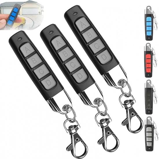 4-in-1 Remote Control Duplicator, Remote Control Duplicator for Cars, Wireless Cloning Key Fob Duplicator, 433MHz Copy Remote Controller, Universal