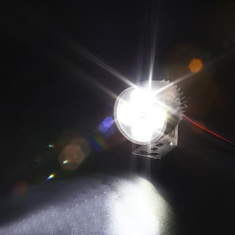 4Led Motorcycle Headlight Spot Light Drl Driving Fog Lamp Waterproof 12-85V