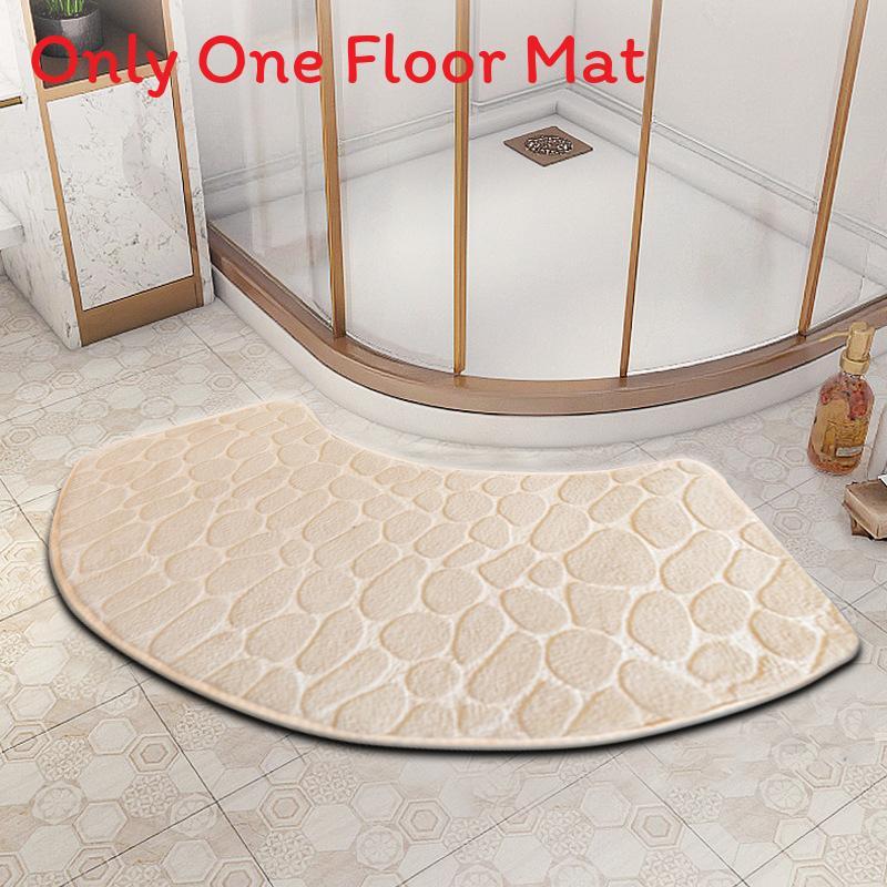 Polyester Non Slip Bathroom Mat With Absorbent Surface For Home Use