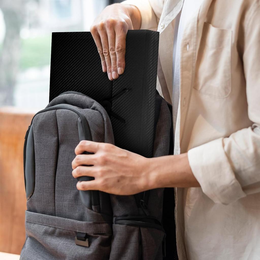 SKYDUE Accordion File Organizer, Expanding File Folder with 7 Pockets, Portable Receipt Paper Bill Document Organizer, Letter/A4 Size Filing Folder