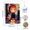 DIY Diamond Painting The Beautiful Little Fire Girl Cross Stitch Kit Mosaic Art Diamond Painting Full Circle Diamond Home Decoration