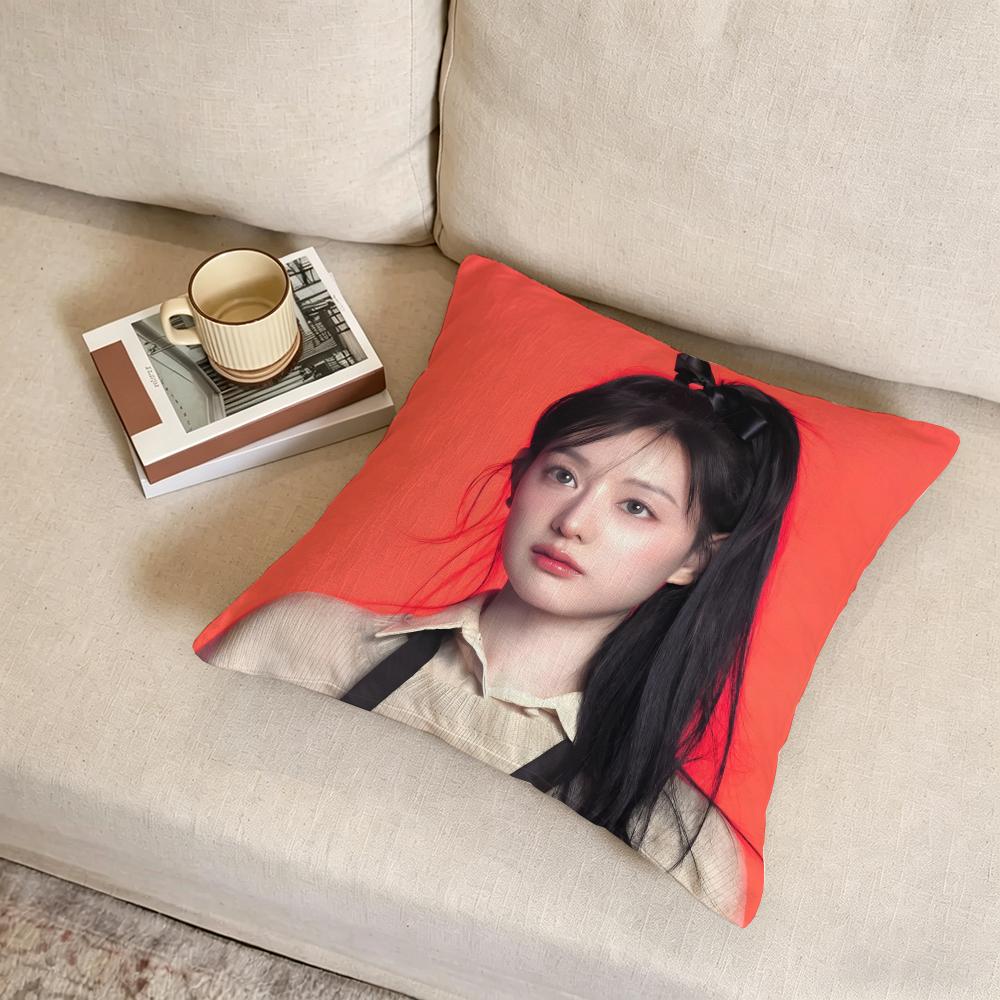 K-Kim Ji-Won Cushion Cover Fabric Soft Furnishing,Pillowcase, Cushion Cover, Sofa Pillow, Home Decoration