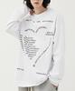 Mimdeowodeulobeu Love Letter Oversized Long Sleeve_Black