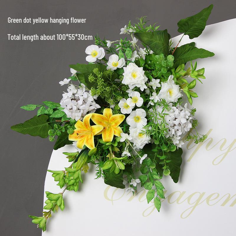 Mori Style Artificial Wedding Floral Aisle Decoration