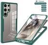 Shockproof 360 Full Body Screen Protector Cover For Samsung Galaxy S21 S22 S23 FE S24 Plus S25 Ultra Edge 5G Transparent Case