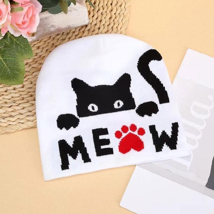 Knit Hat Beanies Pullover Warm Skull Caps Knitted Hat Party Club Accessories