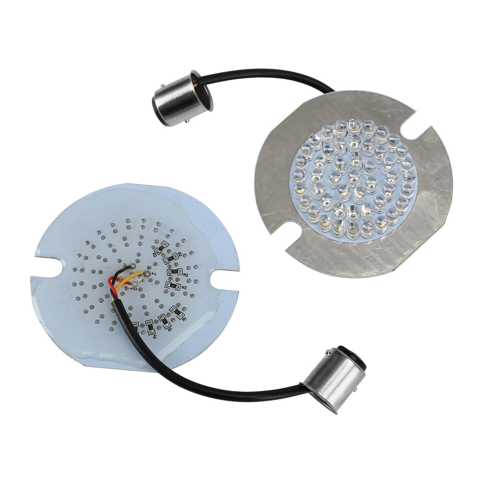 

1157 LED Rear Turn Signal Light Bulb Fit for Dyna Touring Electra Glide Road King Amber