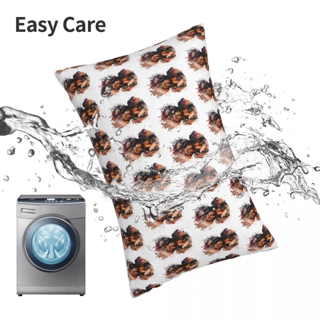 Dachshund Dog Animal Rectangle Pillowcase Cushion Cover Decorative Bedroom Bed Home Comfort Throw Pillow