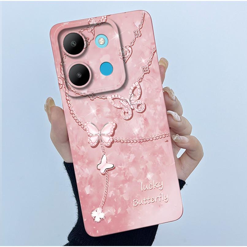For Infinix Smart 7 X6515 Case Smart 7 HD X6516 Fashion Simplicity Cover Soft Silicone Phone Case For infinix Smart7 Plus Shells