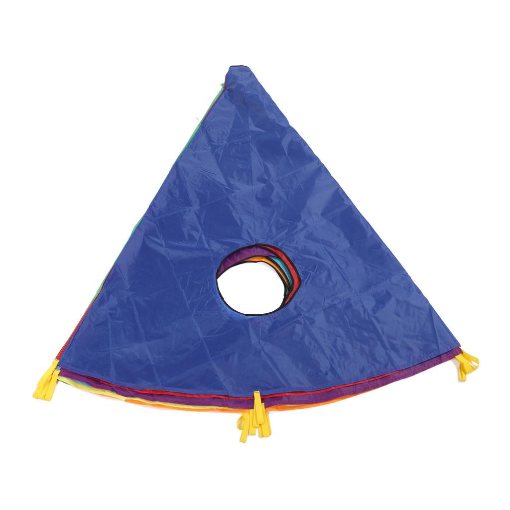 Kids Play Parachute Mole Game Toy 9 Holes Inflatable Stick Cooperative Play for Outdoor Playground