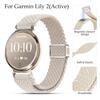 Bracelet de Montre pour Garmin Lily2 Magnétique de Remplacement Smartwatch Bande en Nylon pour Garmin Lily2 Active 14mm Bracelet Respirant