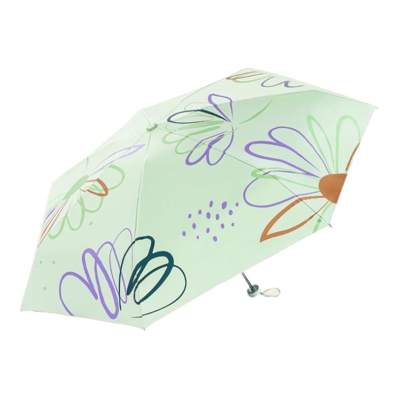 Paradise Lightweight Five-Fold Sun & Rain Umbrella