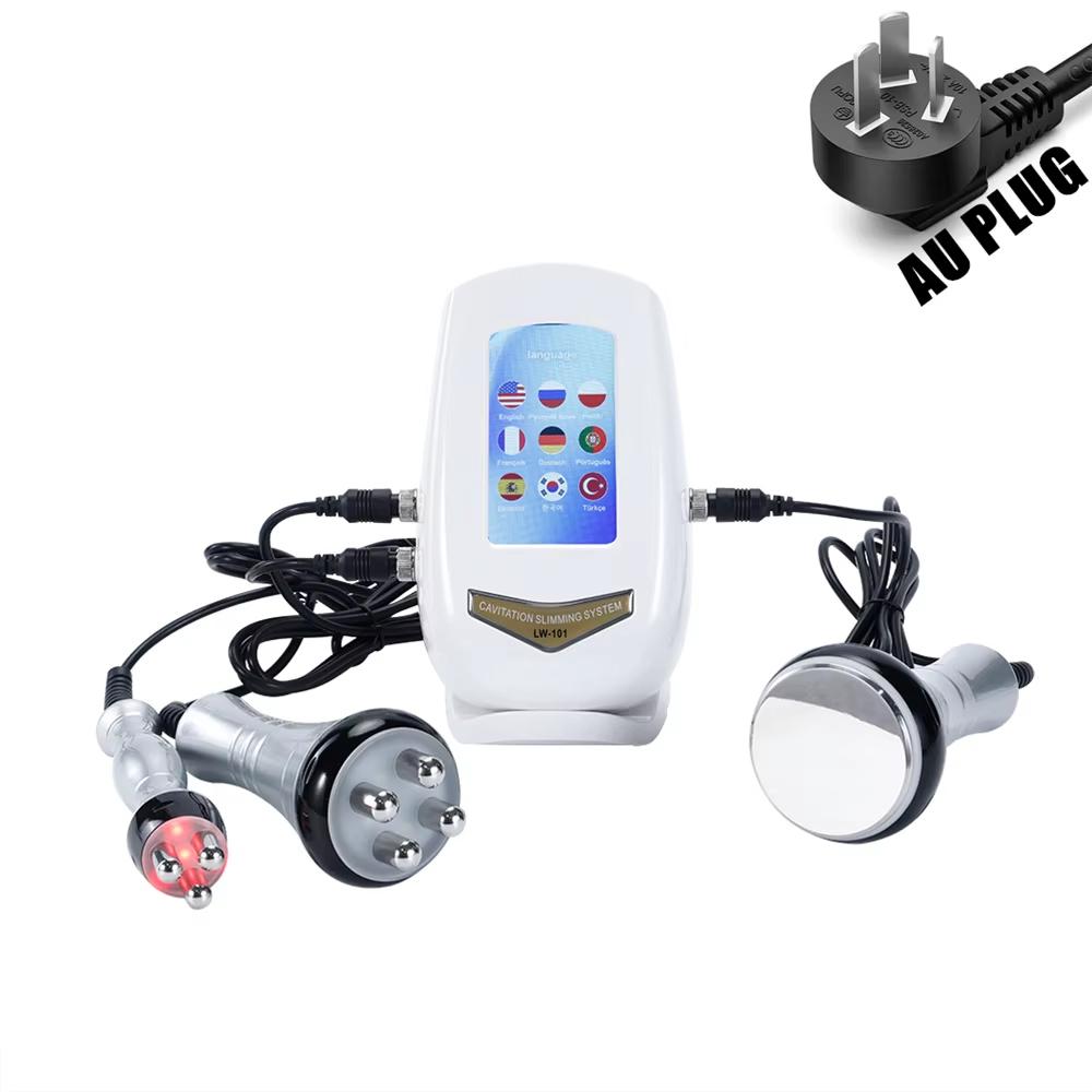 40K Ultrasonic Cavitation Multipolar RF Beauty Machine - Body Slimming Skin Tighten Anti-wrinkle Skin Rejuvenation