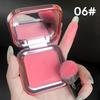 Multi-Use Solid Blush Cream Clear Melting Skin Color Delicate Natural Brightening Puffiness Color Vitality Blush Natural Vitality Makeup