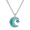Mood Necklace Temperature Sensing Unique Jewelry Gifts Color Changing Pendant for Girls