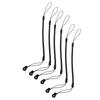 6PCS Elastic Pen Lanyard Retractable Spring Coil Strap Anti Lose Pen Leash with Ring for Tethering Drawing Pens