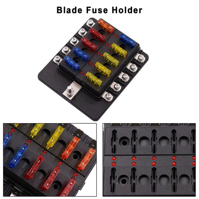 10-Position Fuse Box-With Accessories
