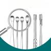 6Pcs/set  Household Portable Ear Spoonscoil Spring Ear Picking Tool Ear Picking Set 6-piece Set, Ear Digging Spoons Femal