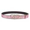 Fashionable Gold Glitter Belt Decorative Sequin Waistband Design