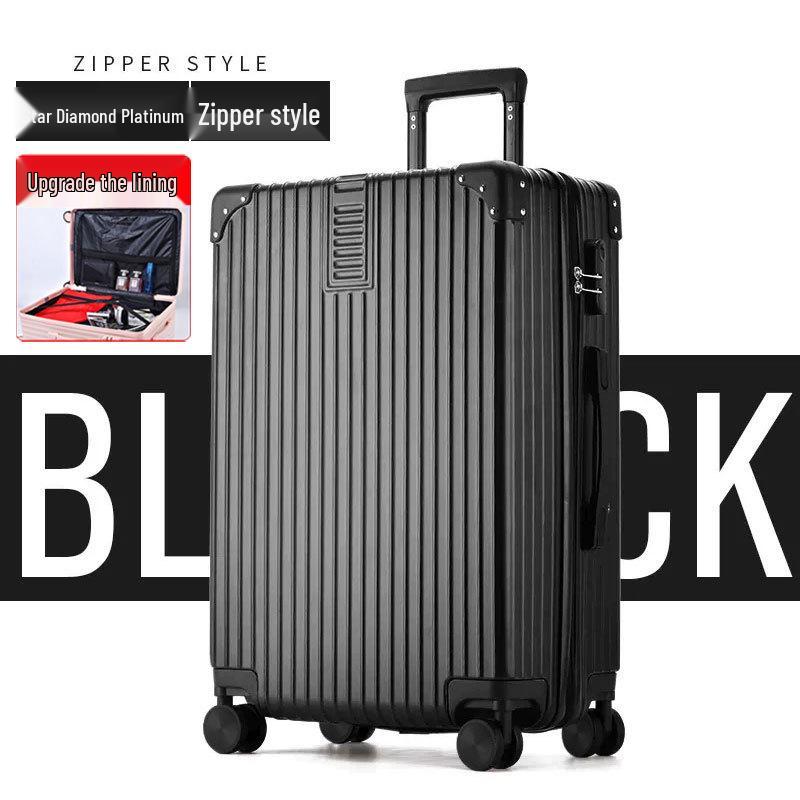 Durable Aluminum Frame Suitcase - 26-Inch Large Capacity, 24-Inch Carry-On, 20-Inch Trolley