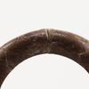 HERMES Serie Ring Brown Wood/Plated Gold #6.6(US Size) 5.4g Women Used