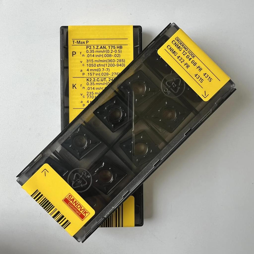 Original Sandvik / CNMG120408-PR 4315 /  CNC Lathe Carbide Blade 10 Pcs