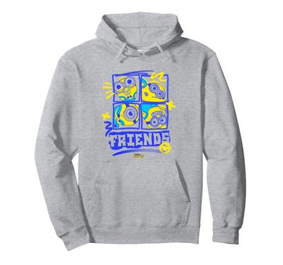 Minions Best Friends Graffiti Squishy Minion Box-Up Hoodie